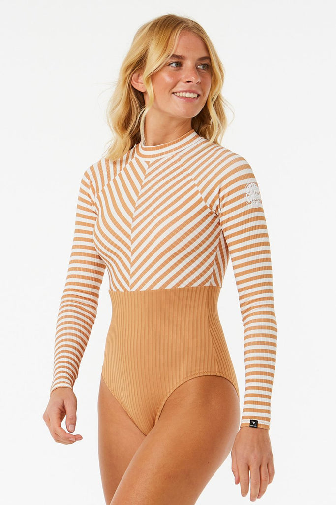 Maillot de bain une pièce anti-UV Femme - PREMIUM SURF LS SURF SUIT - Rip Curl