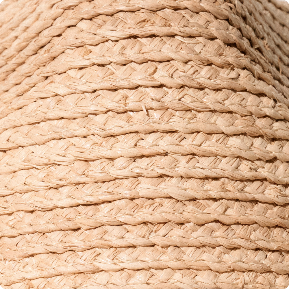 Tissu de chapeau anti-UV tressé, UPF 50+